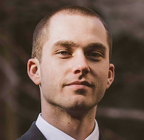 Analista de trading cripto experto Thomas Whitfield, retrato